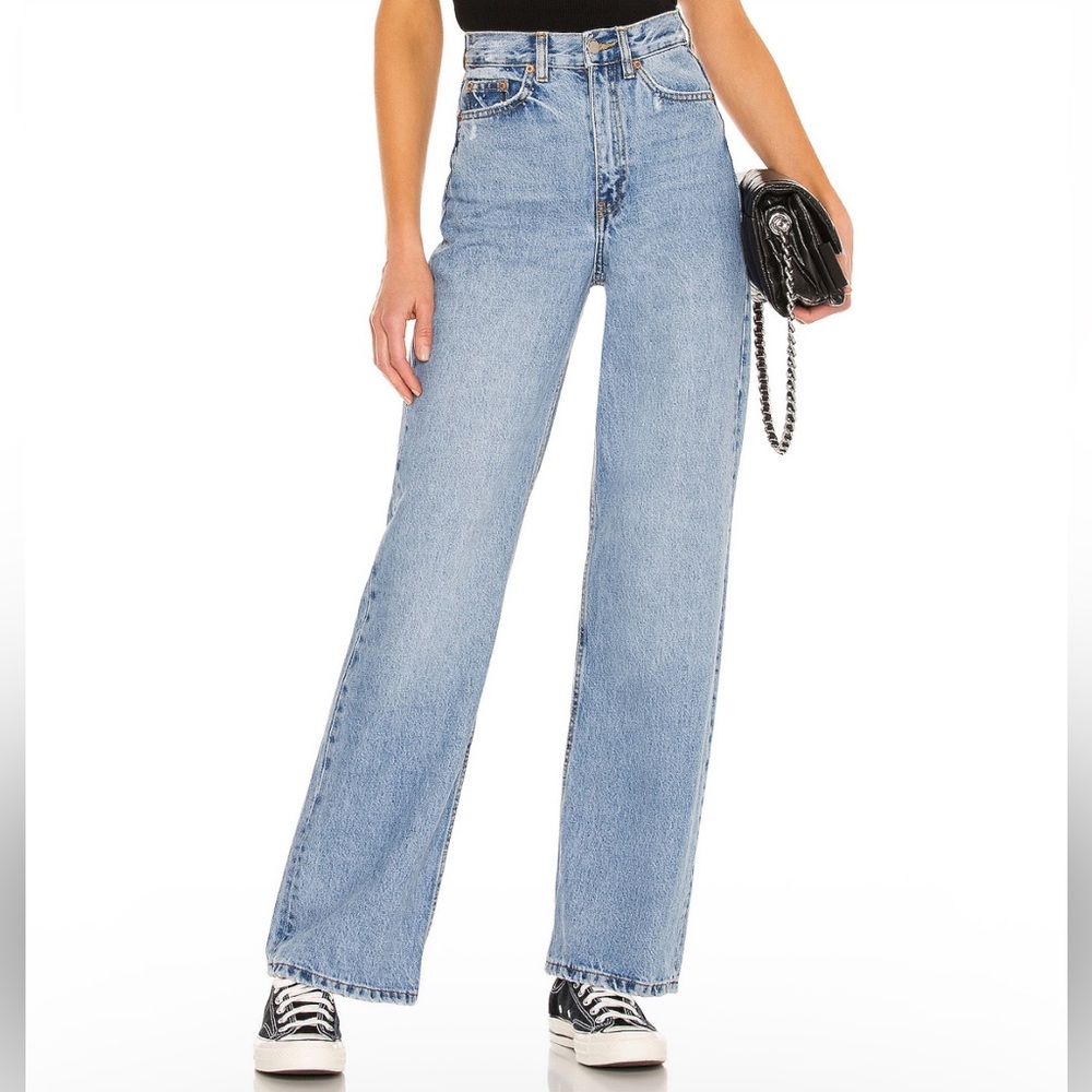 Dr. Denim Straight Leg Jeans - Light Blue